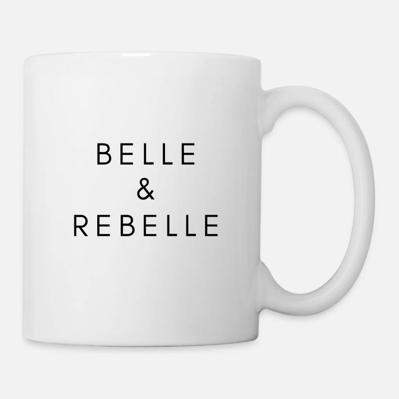 beautiful and rebel - Mug - white