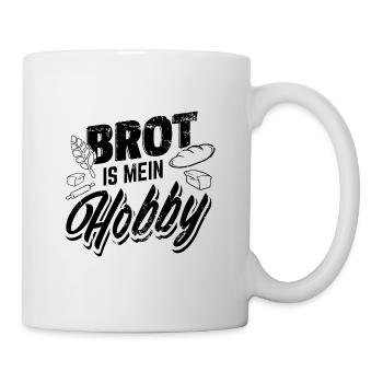 Brot Backen Hobby | Bäcker Bäckerin Beruf Geschenk - Tasse - Weiß - Rechts