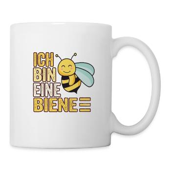 Ich bin eine Biene I Bienenkostüm - Tasse - Weiß - Rechts