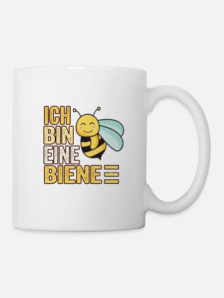Ich bin eine Biene I Bienenkostüm - Tasse - Weiß