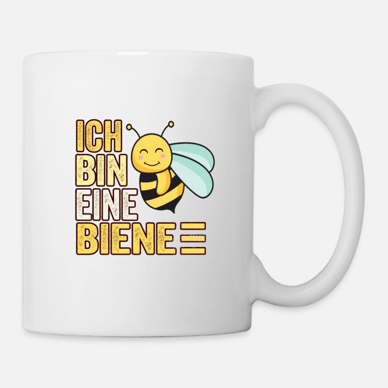 Ich bin eine Biene I Bienenkostüm - Tasse - Weiß