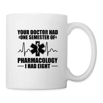 Pharmacist | Pharmacy Profession Drogist Gift Ideas - Mug - white - Right