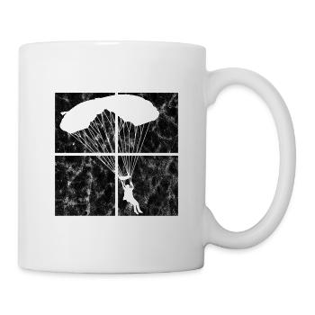 Parachute parachutiste - Mug blanc - blanc - Droite