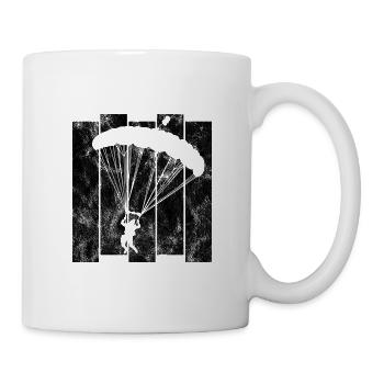 Fallschirmspringer Fallschirm Fallschirmspringen - Tasse - Weiß - Rechts