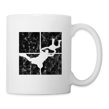 Parachute parachutiste - Mug blanc - blanc - Droite