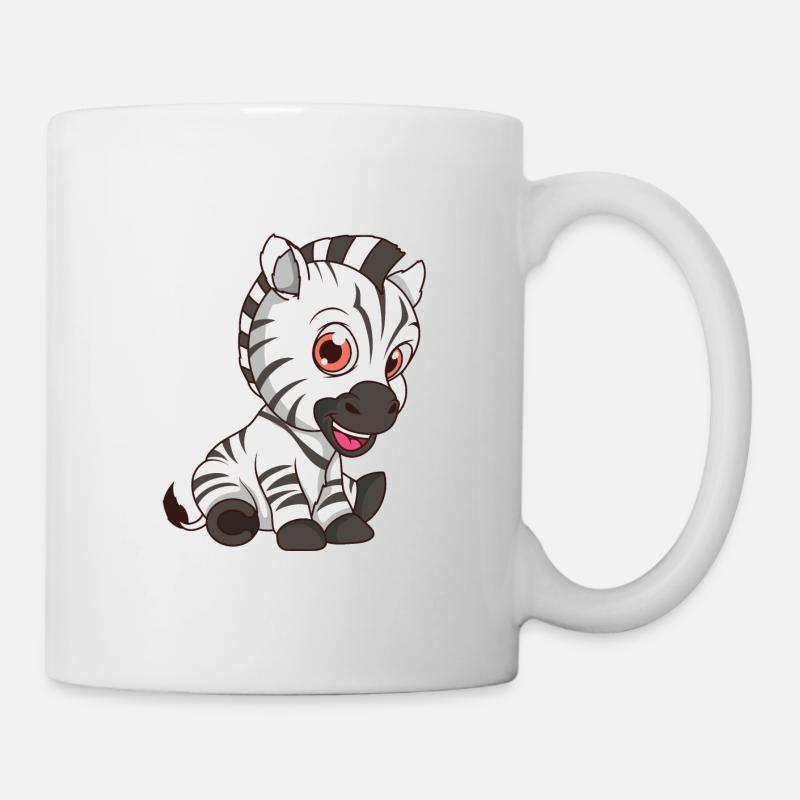 Baby Zebra - Tasse - Weiß