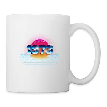 Born en 1973 - Mug blanc - blanc - Droite