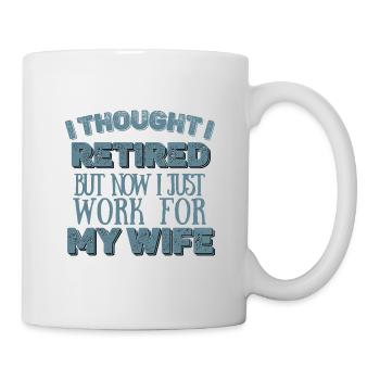 Retraite - Pension - Mug blanc - blanc - Droite