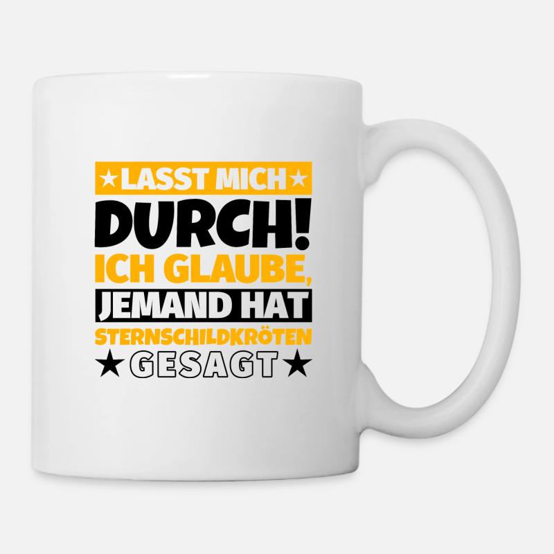 Sternschildkröten - Tasse - Weiß