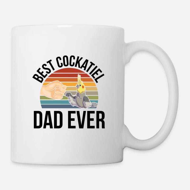 Nymphensittich - Tasse - Weiß