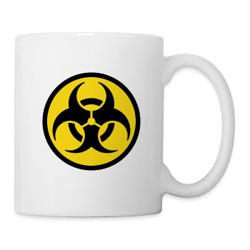 Biohazard Sign - Tasse - Weiß - Rechts