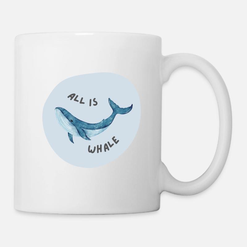 all is whale - Mug - white