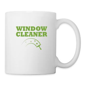 Great window cleaner shirt - Mug - white - Right