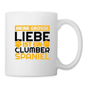 Clumber-Spaniel Geschenke lustig - Tasse - Weiß - Rechts