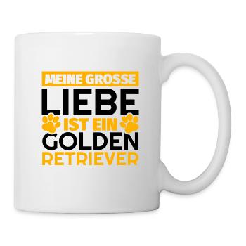 Golden Retriever Geschenke lustig - Tasse - Weiß - Rechts