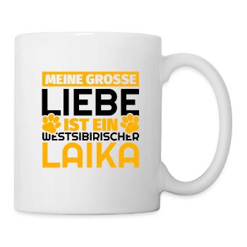 Westsibirischer Laika Geschenke lustig - Tasse - Weiß - Rechts