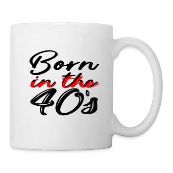 Anniversaire / Age / Naissance / Cadeau / Humour - Mug blanc - blanc - Droite