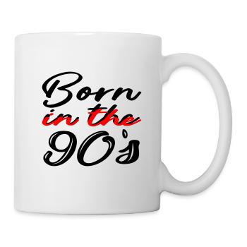 Born in the 90's | né dans les années 90 - Mug blanc - blanc - Droite