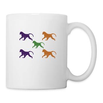5 Baboons Gift Monkeys - Mug - white - Right