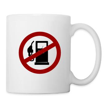 No more gasoline - Mug blanc - blanc - Droite