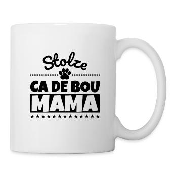 Stolze Ca de Bou Mama - Tasse - Weiß - Rechts