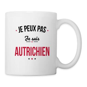 Je peux pas je suis Autrichien - Mug blanc - blanc - Droite