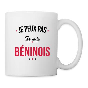 Je peux pas je suis Béninois - Mug blanc - blanc - Droite