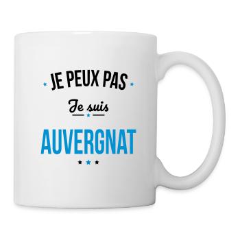 Je peux pas je suis Auvergnat - Mug blanc - blanc - Droite