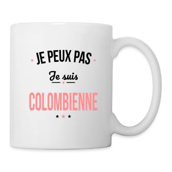 Je peux pas je suis Colombienne - Mug blanc - blanc - Droite