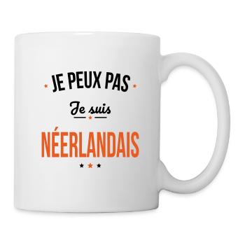 Je peux pas je suis Néerlandais - Mug blanc - blanc - Droite