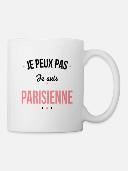 Je peux pas je suis Parisienne - Mug blanc - blanc