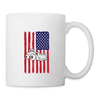 USA Wheel Loader America - Mug - white - Right