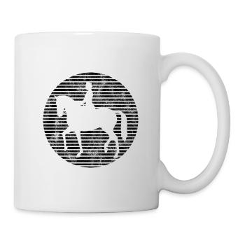 Dressur Dressurreiten Dressurreiter Reiten Pferd - Tasse - Weiß - Rechts