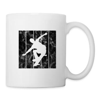 Skateboarder Skateboard Skater Skate Skateing - Mug - white - Right