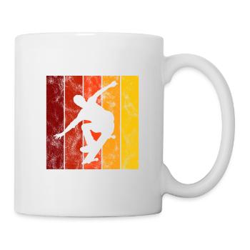 Skateboarder Skateboard Skater Skate Skateing - Mug - white - Right