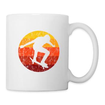 Skateboarder Skateboard Skater Skate Skateing - Mug - white - Right