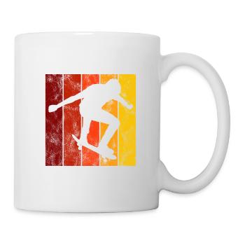 Skateboarder Skateboard Skater Skate Skateing - Mug blanc - blanc - Droite