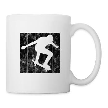 Skateboarder Skateboard Skater Skate Skateing - Mug - white - Right
