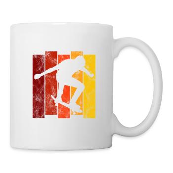 Skateboarder Skateboard Skater Skate Skateing - Mug blanc - blanc - Droite