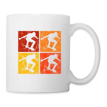 Skateboarder Skateboard Skater Skate Skateing - Mug - white - Right