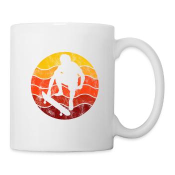 Skateboarder Skateboard Skater Skate Skateing - Mug blanc - blanc - Droite