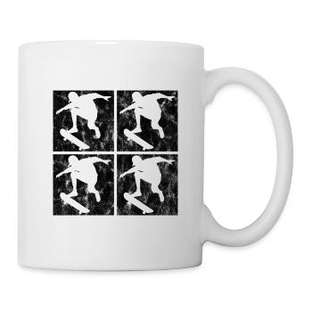 Skateboarder Skateboard Skater Skate Skateing - Mug - white - Right