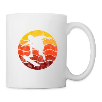 Skateboarder Skateboard Skater Skate Skateing - Mug blanc - blanc - Droite
