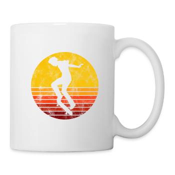 Skateboarder Skateboard Skater Skate Skateing - Mug - white - Right