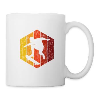 Skateboard Skateboarder Skater Skate Skateing - Mug blanc - blanc - Droite