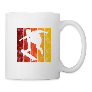 Skateboarder Skateboard Skater Skate Skateing - Mug blanc - blanc - Droite