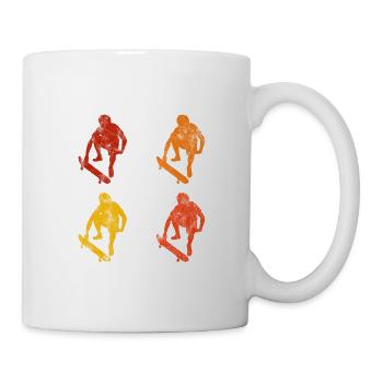 Skateboarder Skateboard Skater Skate Skateing - Mug blanc - blanc - Droite