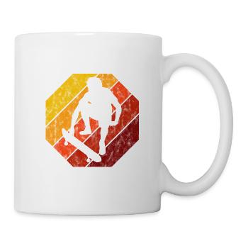 Skateboard Skateboarder Skater Skate Skateing - Mug blanc - blanc - Droite
