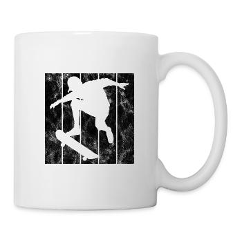 Skateboard Skateboarder Skater Skate Skateing - Mug - white - Right