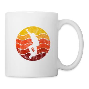 Skateboard Skateboarder Skater Skate Skateing - Mug - white - Right